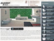 Tablet Screenshot of elegantcasa.com